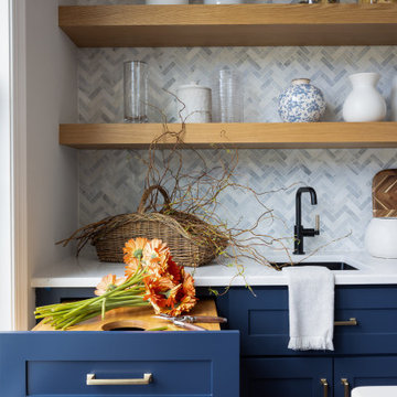 Transitional Retreat - Family Room Remodel & Scullery Kitchen - Haymarket, VA