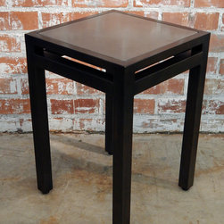 Sculpted Steel End Tables - Coffee And Accent Tables