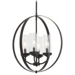 Minka-Lavery - Elyton 4 Light Pendant in Downton Bronze/Gold - This 4 light Pendant from the Elyton collection by Minka-Lavery will enhance your home with a perfect mix of form and function. The features include a Downton Bronze/Gold finish applied by experts.