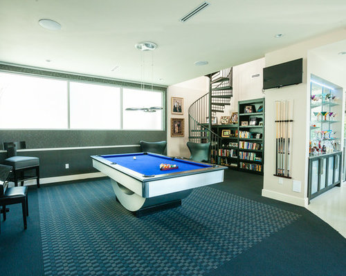 75 Modern Game Room Ideas: Explore Modern Game Room Designs, Layouts ...