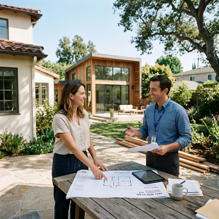 meeting with the architect