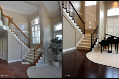 A Fraser Heights Staircase Renovation