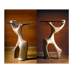 Strong Arm Pedestal Bronze - Sculptures