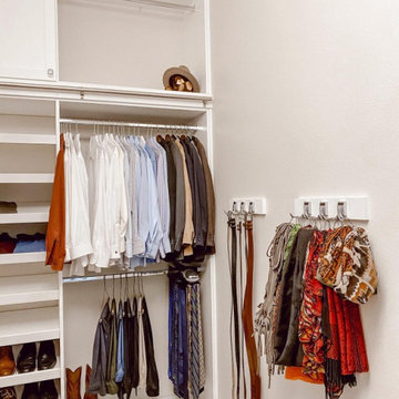 Custom Walk-in Closet With Ladder