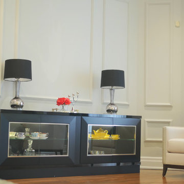 Custom made chair& vitrine made from scratch
