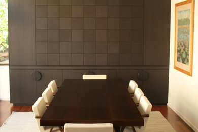 Photo of a contemporary dining room in Brisbane.