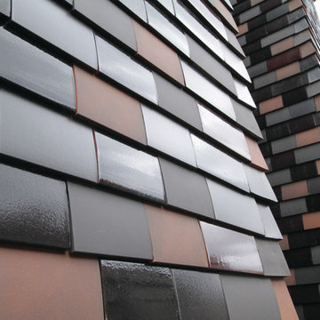 Vertical Tiling with Clay Roof Tiles
