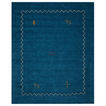 Safavieh Himalaya Collection HIM583 Rug, Blue, 11' X 15'