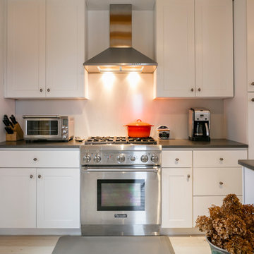 Post & Beam White Shaker Kitchen