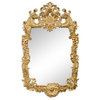 Finely Carved And Gilded Rococo Style Mirror