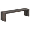 71 Inch Bench Large Grey Grey Industrial Moe's Home