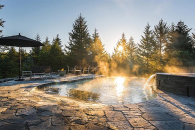 Inspiration for a craftsman pool remodel in Vancouver
