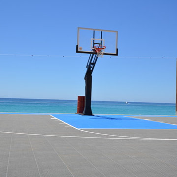 Beach Basketball Court Installation