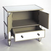 Butler Specialty Company, Celeste Mirrored Console Cabinet, Silver
