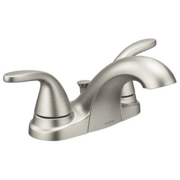 Moen 84603 Adler 1.2 GPM Centerset Double Handle Bathroom Faucet - Spot Resist