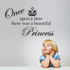 Wall Decals for Nursery Once Upon A Time There Was A Princess