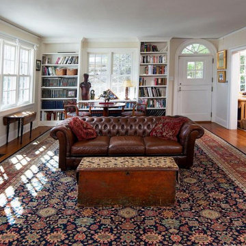 New Hope PA Living Room w/ Nejad's 12'x18' Mahal Oriental Rug