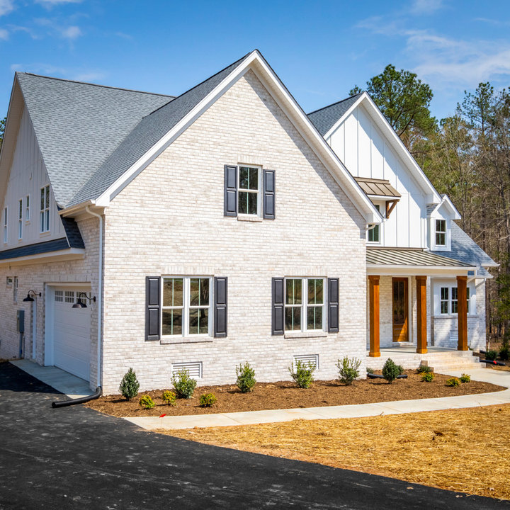75 Brick and Board and Batten Exterior Home Ideas You'll Love - May ...
