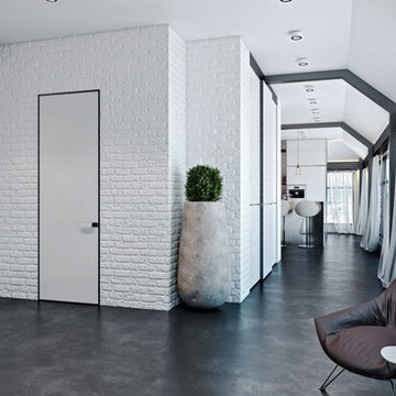 Living room, Dining room, Kitchen. Creative Design with the Spring accents