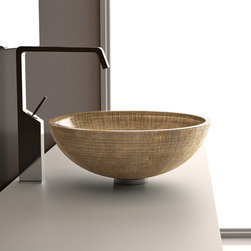 Atelier Venice Crystal Sink Bowl | Gold Silver - Bathroom Sinks