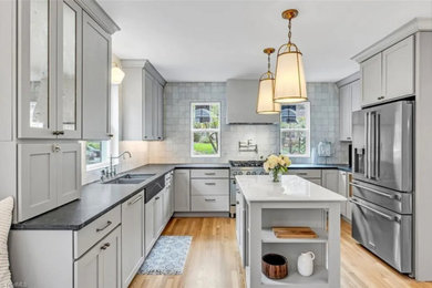 Example of a kitchen design in Other