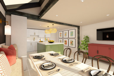 Kitchen, Winchester, Hampshire (3D)