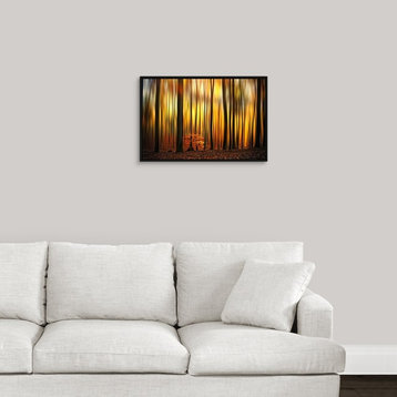 "Firewall" Floating Frame Canvas Art, 26"x18"x1.75"