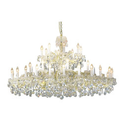 Inviting Home - Maria Theresa Crystal Chandelier - Chandeliers