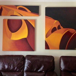 African Mask - Paintings