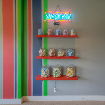 Light and Stripes Game Room