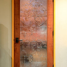 glass insert in door