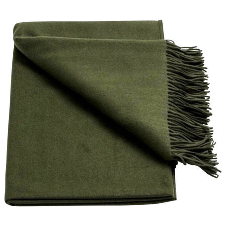 Fish Shed 19 Twisted Olive Throw