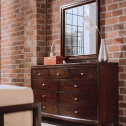American Drew 912-020 Landscape Mirror Tribecca - Makeup Mirrors