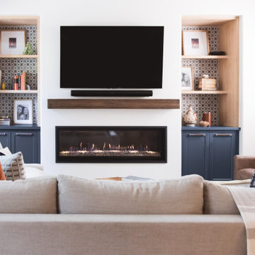 Santa Luz Spanish Modern Family Room