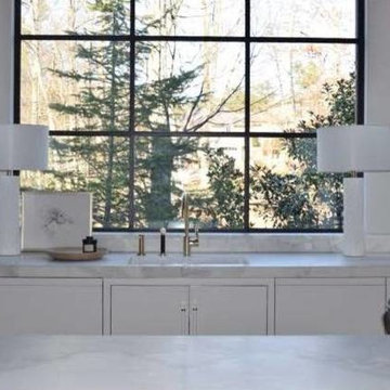 Calacatta Gold Marble Kitchen
