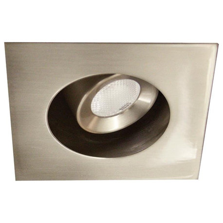 WAC Lighting LEDme 12V Miniature Recessed 1-Light Task Light in Brushed Nickel