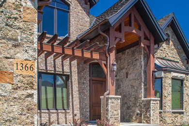 Inspiration for a timeless exterior home remodel in Salt Lake City