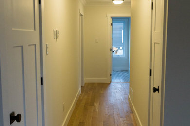Inspiration for a craftsman hallway remodel in Ottawa
