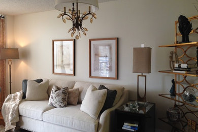 Transitional home design photo in Atlanta