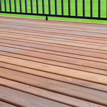 Brown Wood Deck