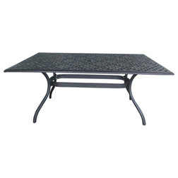 Transitional Outdoor Dining Tables by GDFStudio