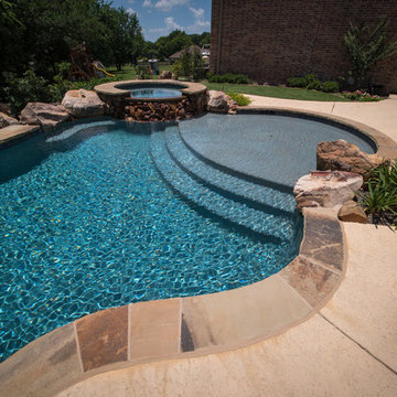Blue Granite Pebble Sheen