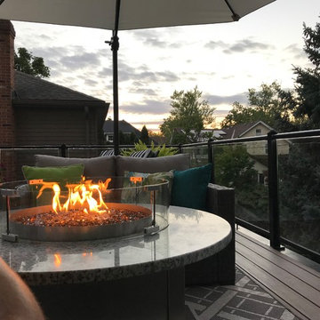 Flat top roof terrace