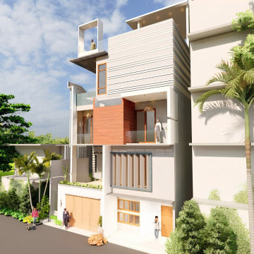 Abri Lumiere 40x50 Contemporary House Design in JP Nagar
