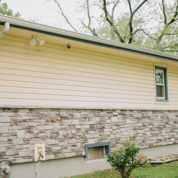 Corner Lot Home, Seamless Siding from All Angles