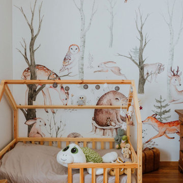 Chambre d'enfant d'une échoppe Rochefortaise