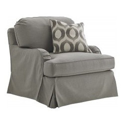 Stowe Slipcover Chair Gray - Armchairs And Accent Chairs