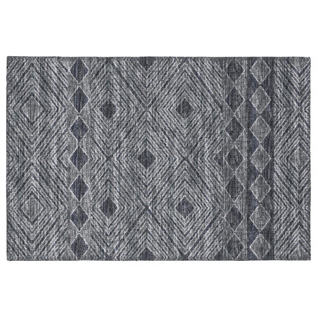 Indoor/Outdoor Sedona SN1 Midnight Machine Washable 1'8" x 2'6" Rug