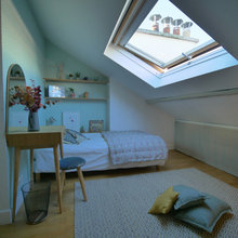 Chambre Mansardée Turquoise