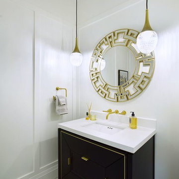 Contemporary Powder Room